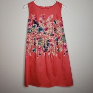 Motherhood Maternity Coral Floral Dress